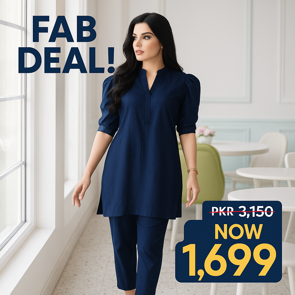 Ghazi fabric Stitched ready to ware 2 piece for women and girls