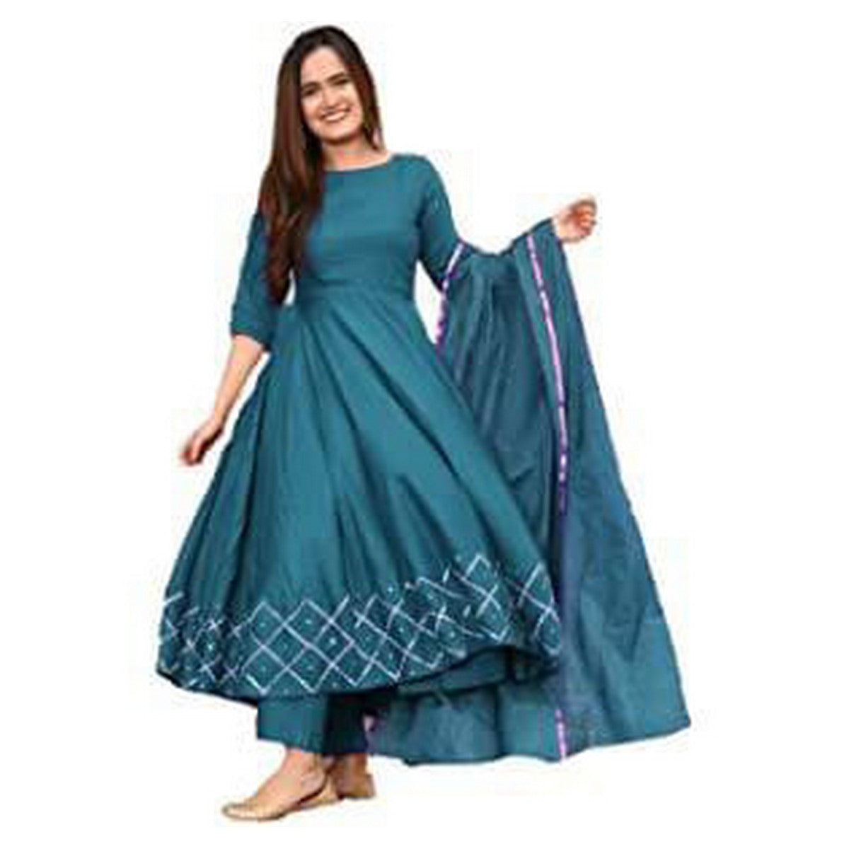 Flare Frock Stitched 2pc Embroidered ZINC GF65/F65