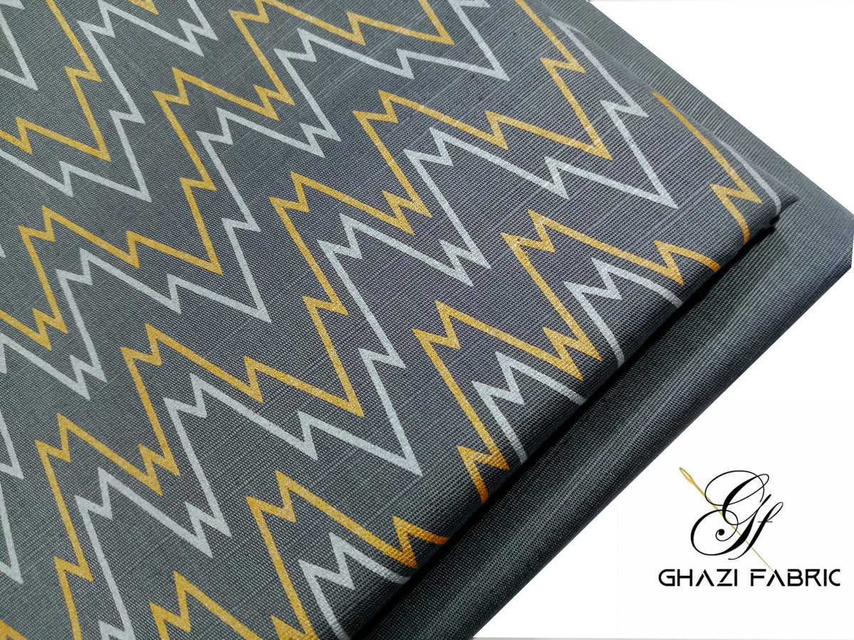 Ghazi Fabric – Khaddar-e-Khaas – KHK-05 Gray (Unstitched)