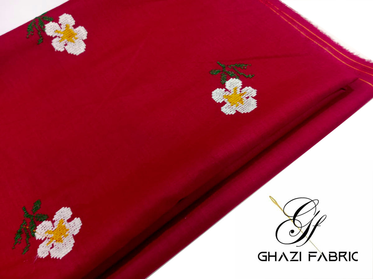 Embroidered Lawn 2 Piece Suit – Noor-e-Bahar | Ghazi Fabric GF-NB-5