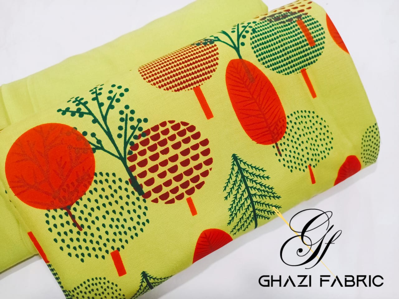 Ghazi fabric Rungrez Linen Collection Unstitched 1 piece suit for women Linen Lemon Yellow Shirt 2.50/yard