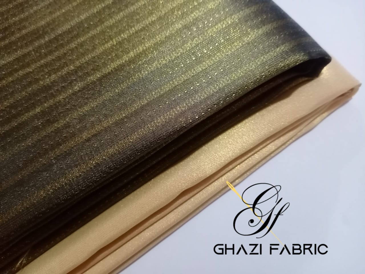 Ghazi fabric Gull-e-Marjaan Unstitched Masoori Winter Fall Collection 2 piece Dress For Women & Girl bottle green With Beige Trouser GM04238