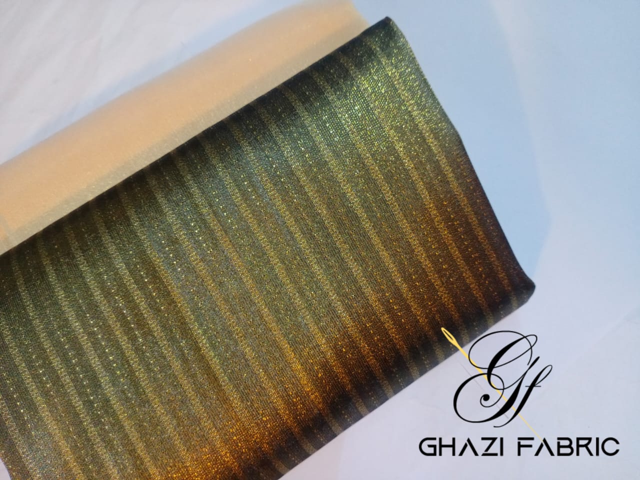 Ghazi fabric Gull-e-Marjaan Unstitched Masoori Winter Fall Collection 2 piece Dress For Women & Girl bottle green With Beige Trouser GM04238