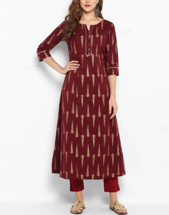 Ghazi fabric unstitch  printed Linen 2piece for women