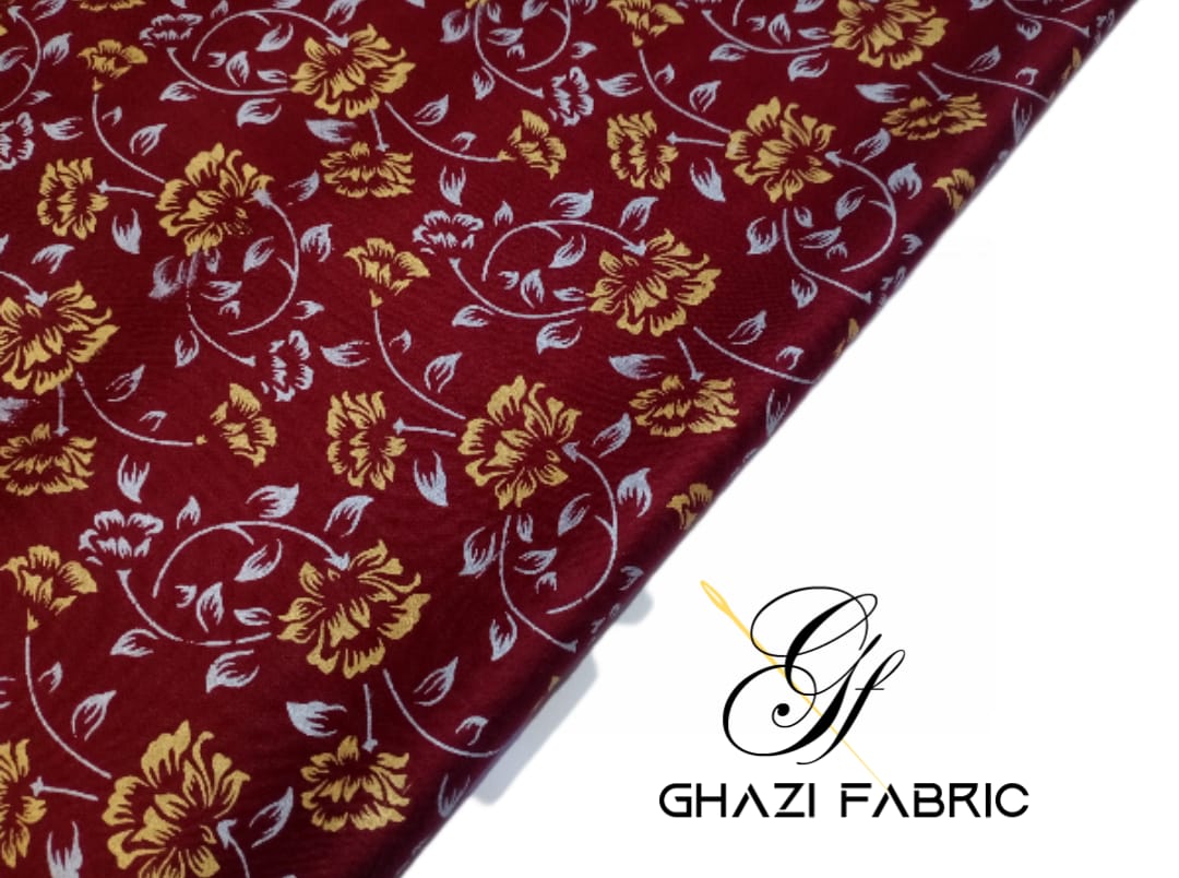 Ghazi fabric Unstitched Linen Shirt/1 piece