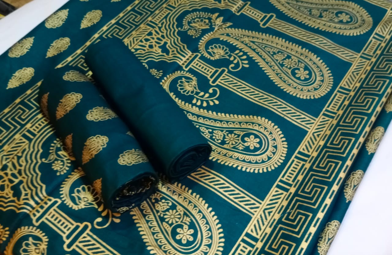 Ghazi fabric Rungrez lawn cotton Collection Unstitched 3 piece suit for women