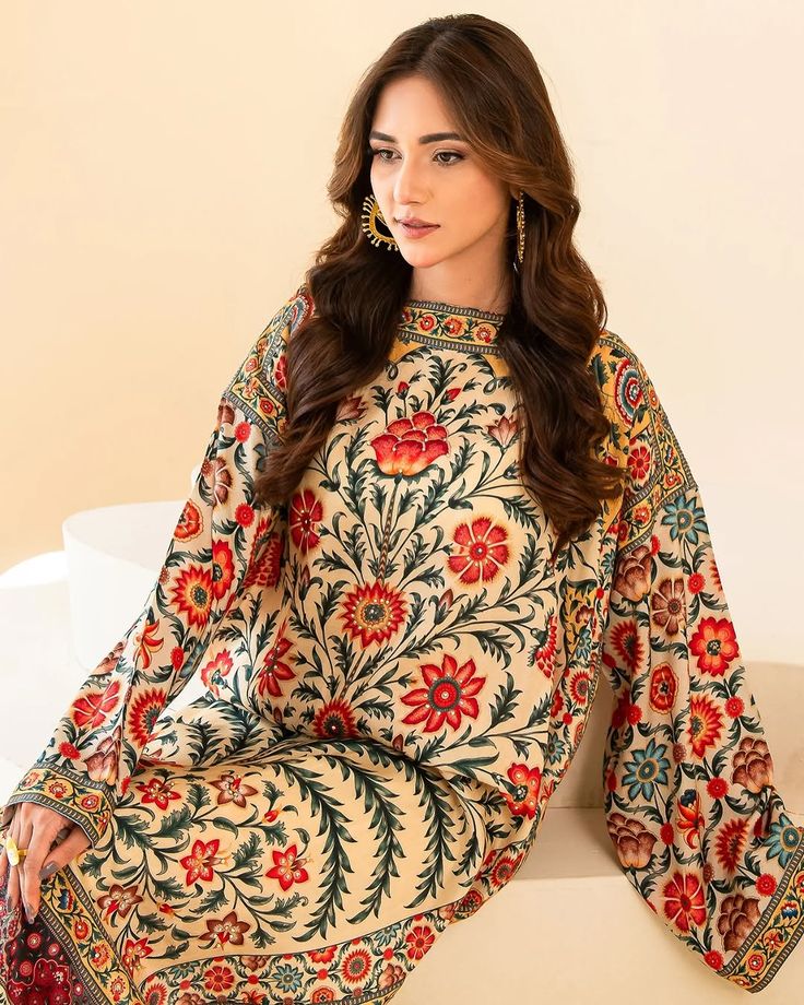 Digital Printed 2-Piece Suit | NOOR-E-BAHAAR by Ghazi Fabric