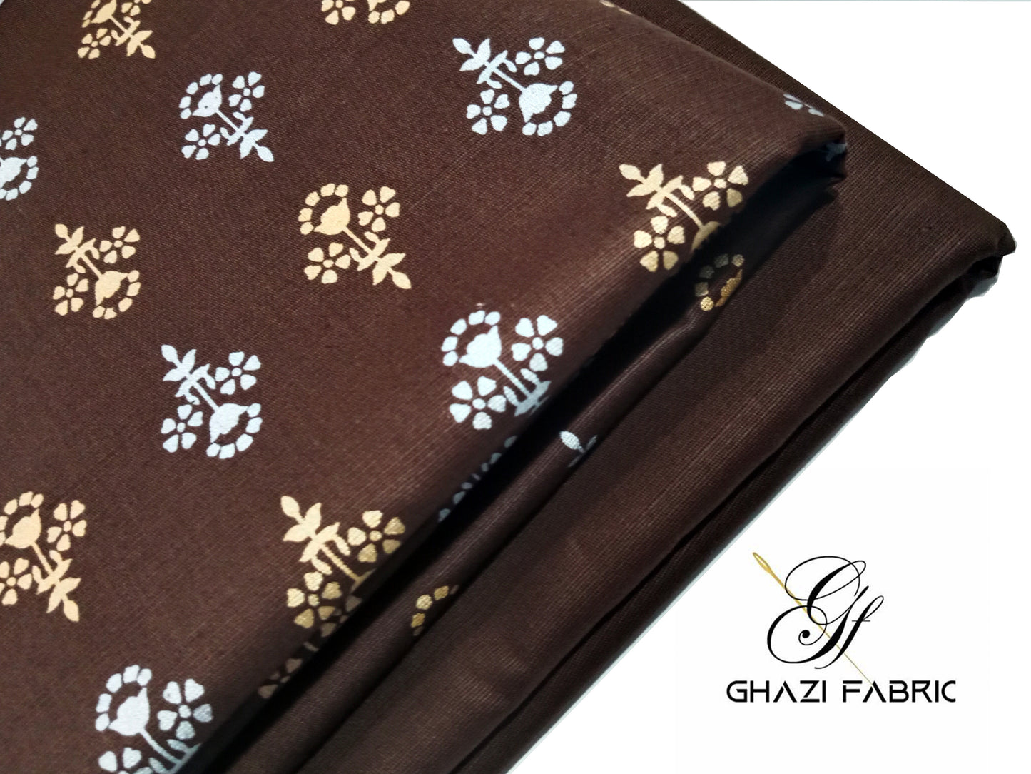 Ghazi Fabric – Khaddar-e-Khaas – KHK-08 Brown (Unstitched)