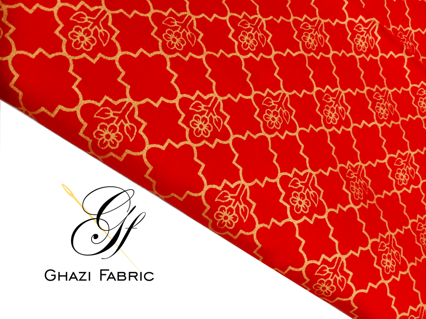 Ghazi fabric Unstitched Linen Shirt Piece Modern Print Collection red Color (uk series 9580/2-1)