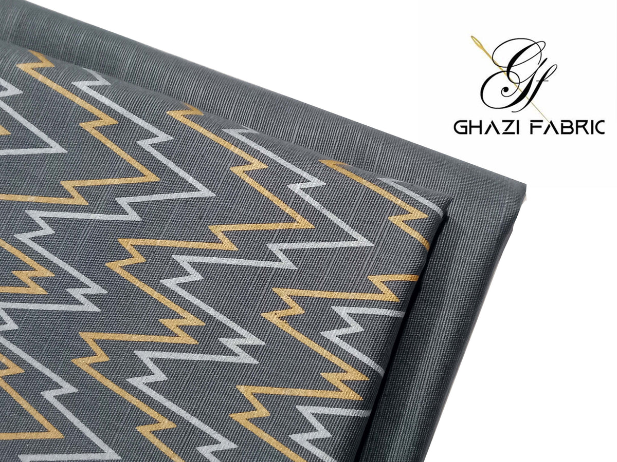 Ghazi Fabric – Khaddar-e-Khaas – KHK-05 Gray (Unstitched)
