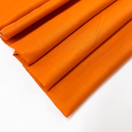 Ghazi fabric  cotton  Trouser Fabric 1 piece  for women dress only trouser orange color 2.75 yards