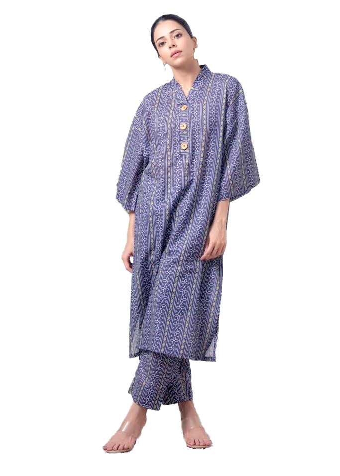 Ghazi fabric Unstitched Linen Dress Collection Famza Series Unstitch 2 Piece Suit For Women Gray (FM4109-H77)