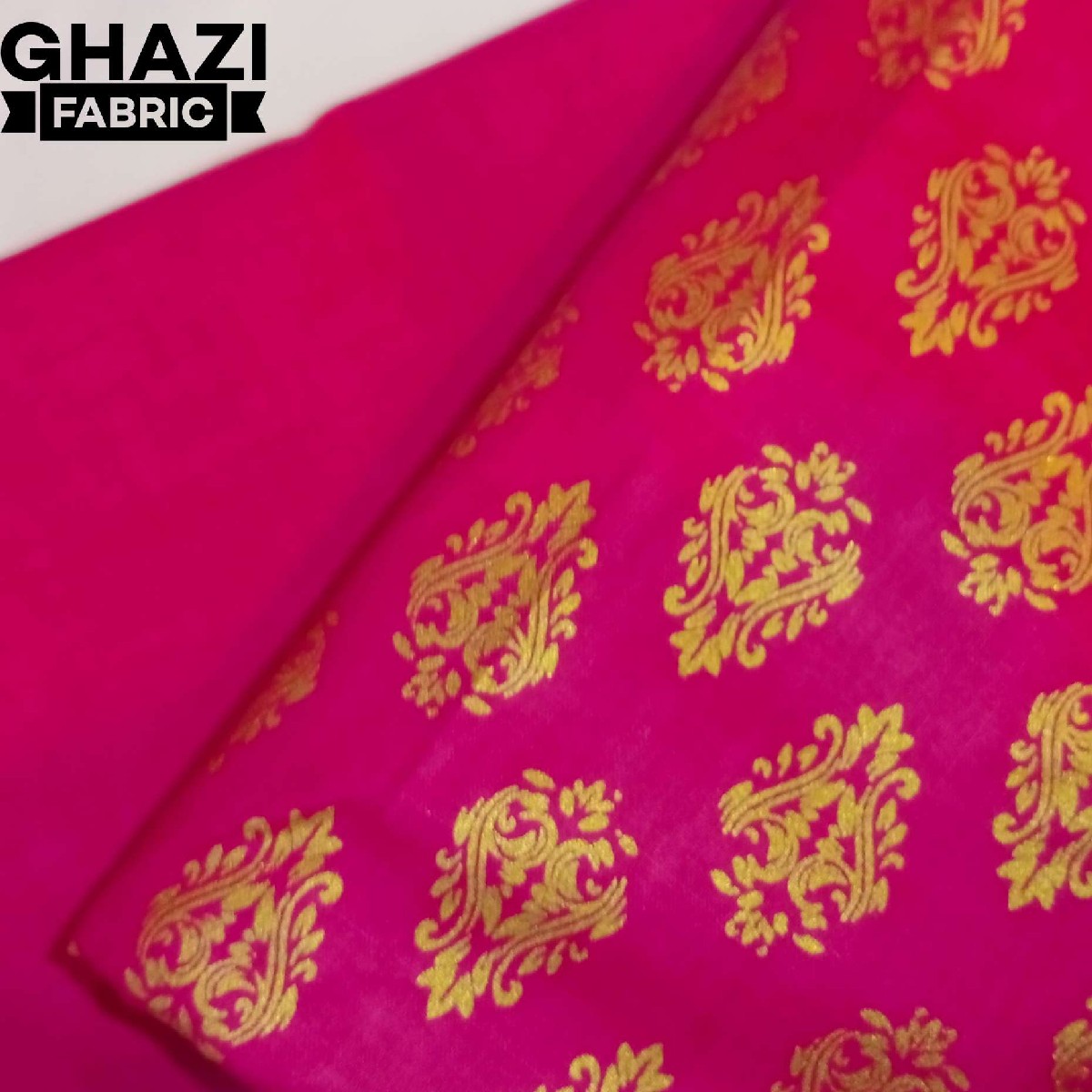 Ghazi fabric Unstitched dress Lawn Cotton 2 piece suit for women printed dresses for women  blush pinkDTS34