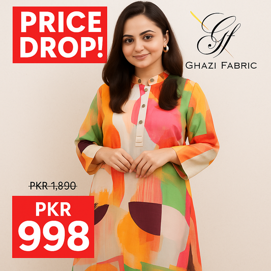 Digital Linen Separates shirt piece 3 yards