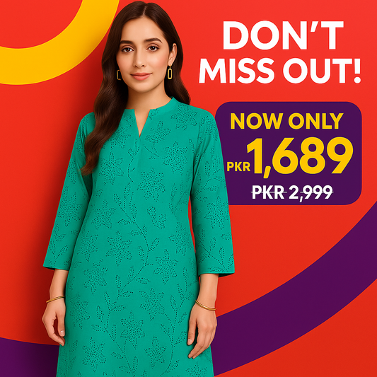 Aqua Unstitched Lawn 2-Piece Suit –PunjRang Series By Ghazi Fabric ,
