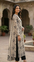 Ghazi fabric Black pearl series Linen Unstitched 3 Piece Suite For Women BP25