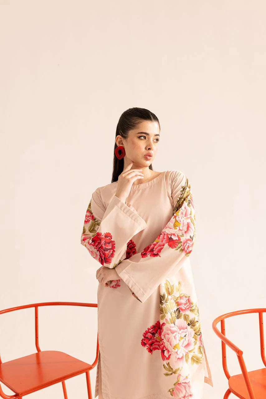 Digital Printed 2-Piece Suit | NOOR-E-BAHAAR by Ghazi Fabric Unstitched RTS-675