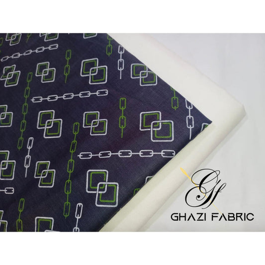 <p>Fabric. PREMIUM&nbsp;LAWN<br />
- Unstitched .2 piece<br />
- Full process fabric<br />
- Shirt fabric size. 2.75 yards<br />
- Trouser.size 2.75/yards<br />
- Shirt .printed<br />
- Trouser.. Plain&nbsp;<br />
- Fabric Quality. Premium&nbsp;<br />
- Print Quality. white printed<br />
- No color bleeding after wash&nbsp;<br />
- No print damages after wash&nbsp;<br />
- COLOR Grey&nbsp;with white&nbsp;trouser&nbsp;</p>