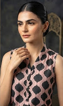 Ghazi fabric Black pearl series Linen Unstitched 3 Piece Suite For Women BP23