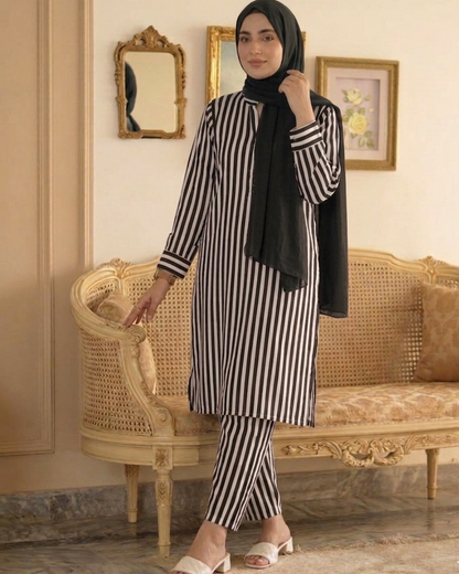 Ghazi Fabric 2 piece unstitched cambric lawn suit in Black — Korean cambric shirt and trouser, 54 inch width