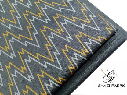 Ghazi Fabric – Khaddar-e-Khaas – KHK-05 Gray (Unstitched)