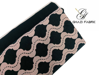 Black Pearl Series –  Unstitched Linen 2 Piece Suit