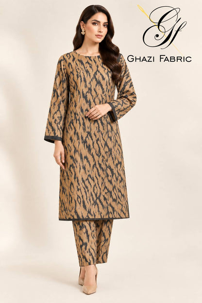 Black Pearl Series –  Unstitched Linen 2 Piece Suit