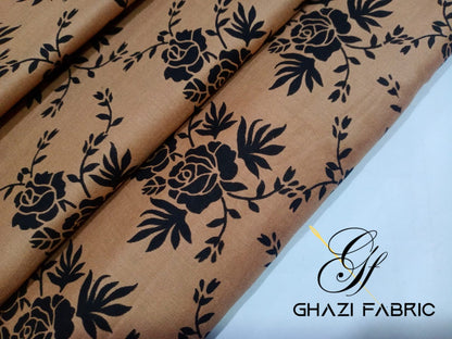 Ghazi fabric Unstitched Shirt Linen 1 piece suit for women Gull-E-Maryam Collection