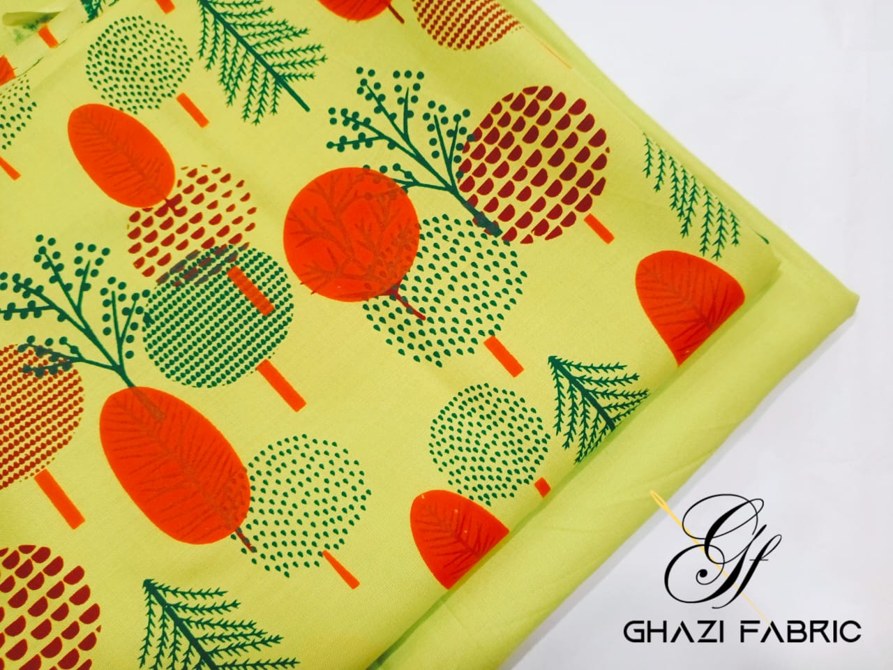 Ghazi fabric Rungrez Linen Collection Unstitched 2 piece suit for women Linen Lemon Yellow Suit