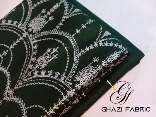 Ghazi fabric Gull-e-Marjaan Unstitched Khaddar Fall Collection 2 piece Dress for Women & Girl GM8290/2