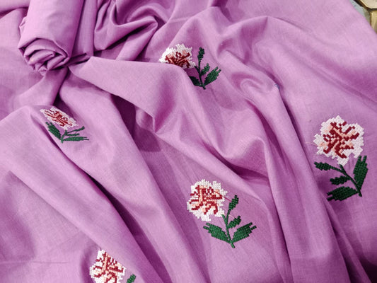 Embroidered lavender  Lawn 2 Piece Suit – Noor-e-Bahar | Ghazi Fabric GF-NB-33