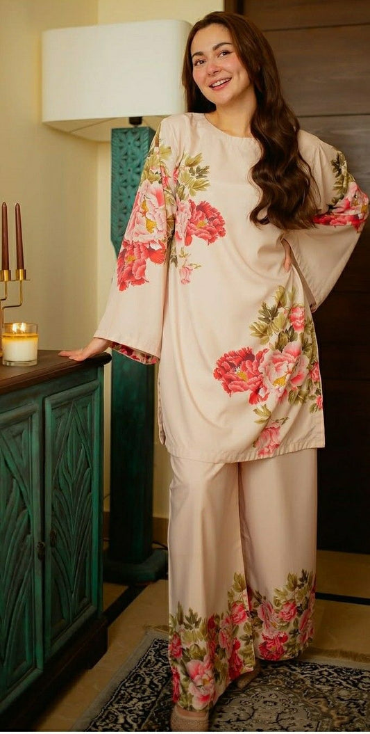 Digital Printed 2-Piece Suit | NOOR-E-BAHAAR by Ghazi Fabric Unstitched RTS-675