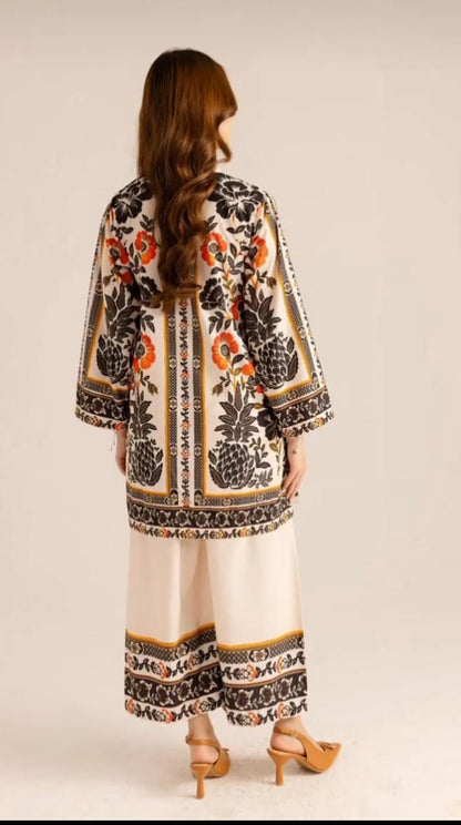 Digital Printed 2-Piece Suit Unstitched | NOOR-E-BAHAAR by Ghazi Fabric DTRS78-4S