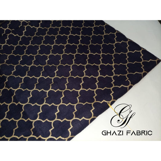 Ghazi Fabric Unstitched Shirt \ Trouser 1 Piece Suit For Women - Premium Quality Fabric Gdt4: Fashionable And Long-Lasting Style For Elegance