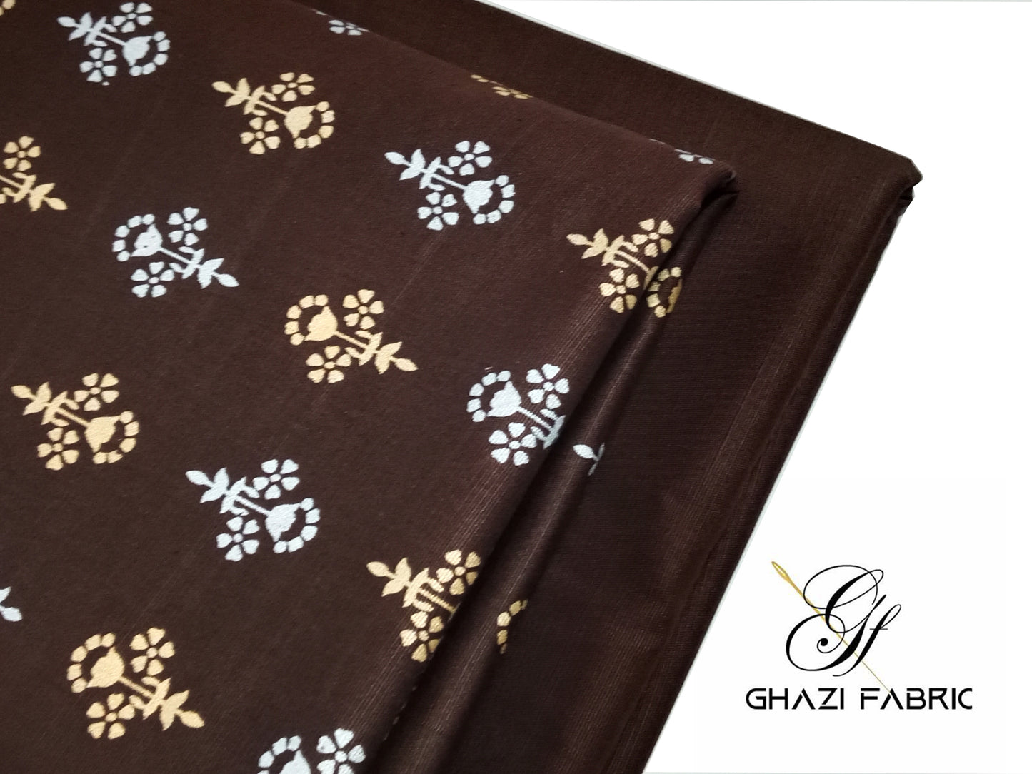 Ghazi Fabric – Khaddar-e-Khaas – KHK-08 Brown (Unstitched)