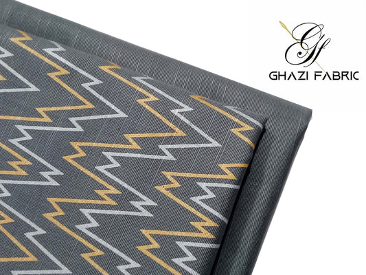 Ghazi Fabric – Khaddar-e-Khaas – KHK-05 Gray (Unstitched)