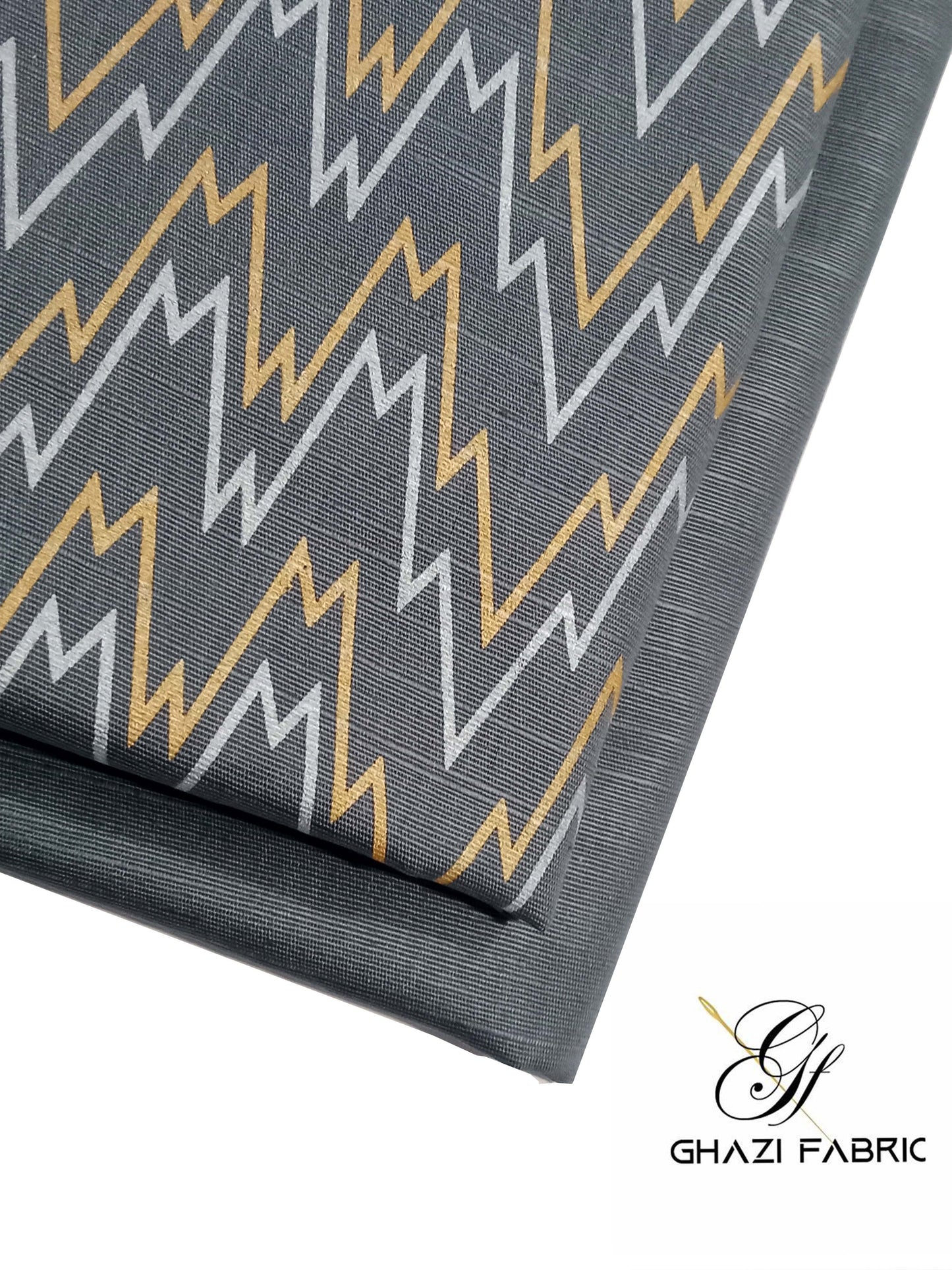 Ghazi Fabric – Khaddar-e-Khaas – KHK-05 Gray (Unstitched)