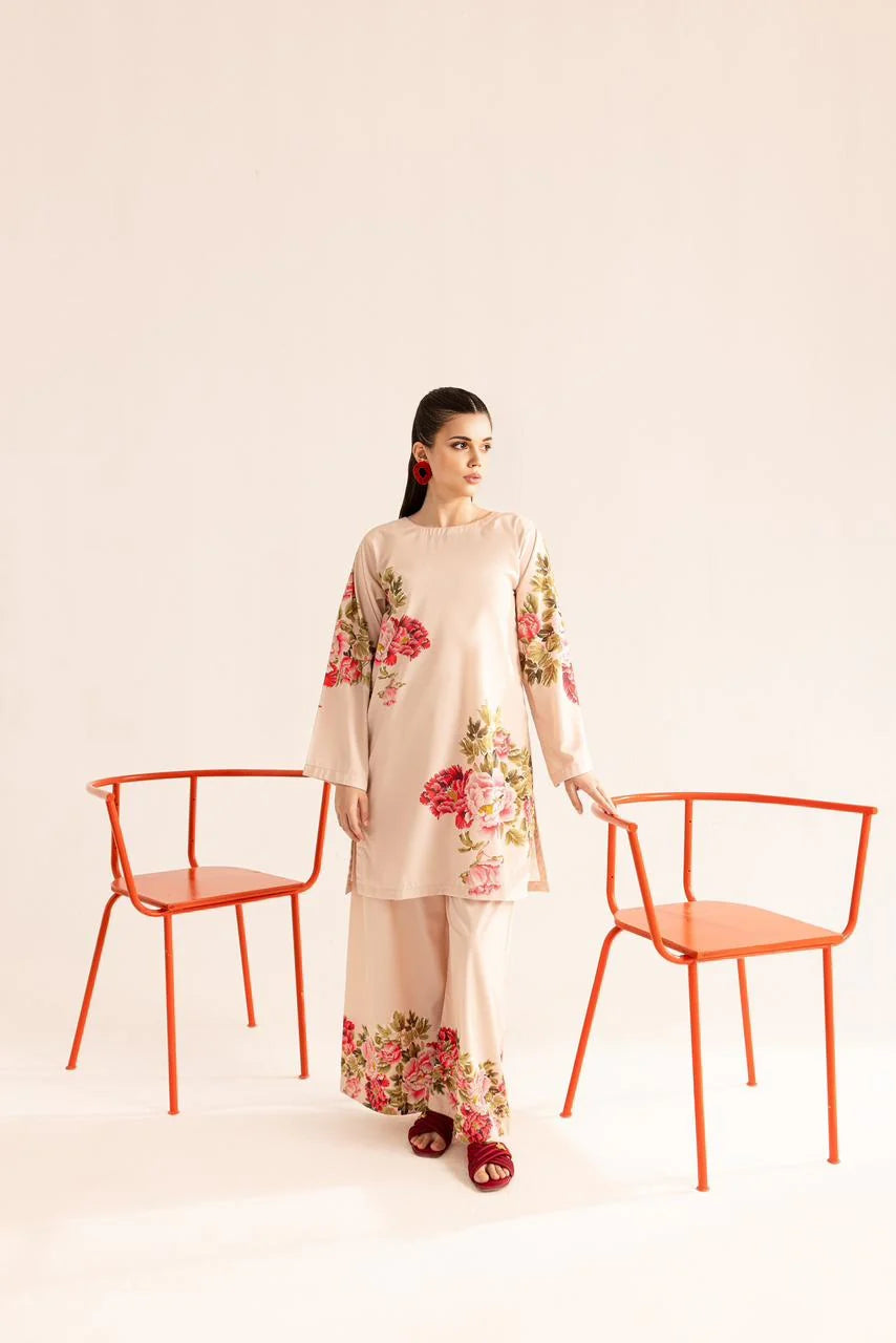 Digital Printed 2-Piece Suit | NOOR-E-BAHAAR by Ghazi Fabric Unstitched RTS-675