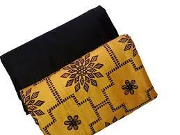 Ghazi fabric Unstitched Linen 2 piece suit for women Feroza series mustard with black trouser(Fz series-00131/8)