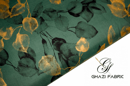 Ghazi fabric Blue bell series  Unstitched Lawn 1 piece only shirt piece for women Sement color (BB3-10/1)