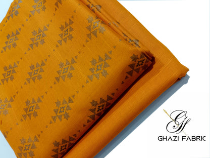 Ghazi Fabric – Khaddar-e-Khaas – KHK-04 Mustard (Unstitched)