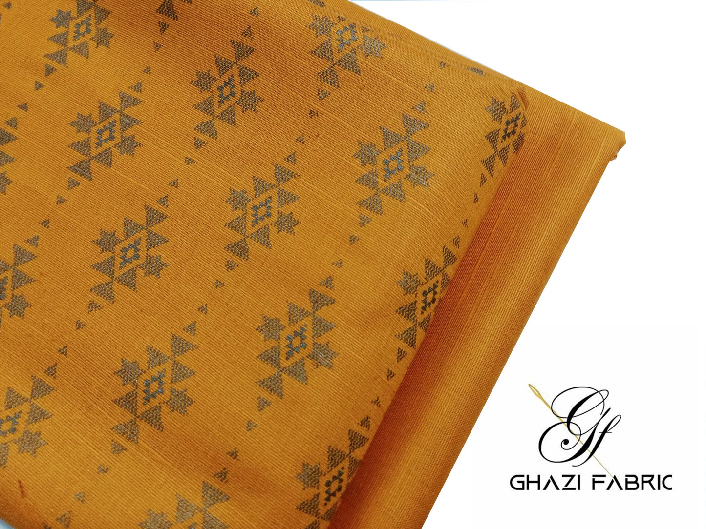 Ghazi Fabric – Khaddar-e-Khaas – KHK-04 Mustard (Unstitched)