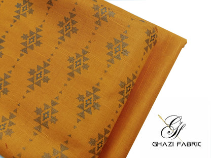 Ghazi Fabric – Khaddar-e-Khaas – KHK-04 Mustard (Unstitched)