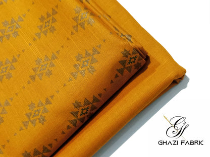 Ghazi Fabric – Khaddar-e-Khaas – KHK-04 Mustard (Unstitched)