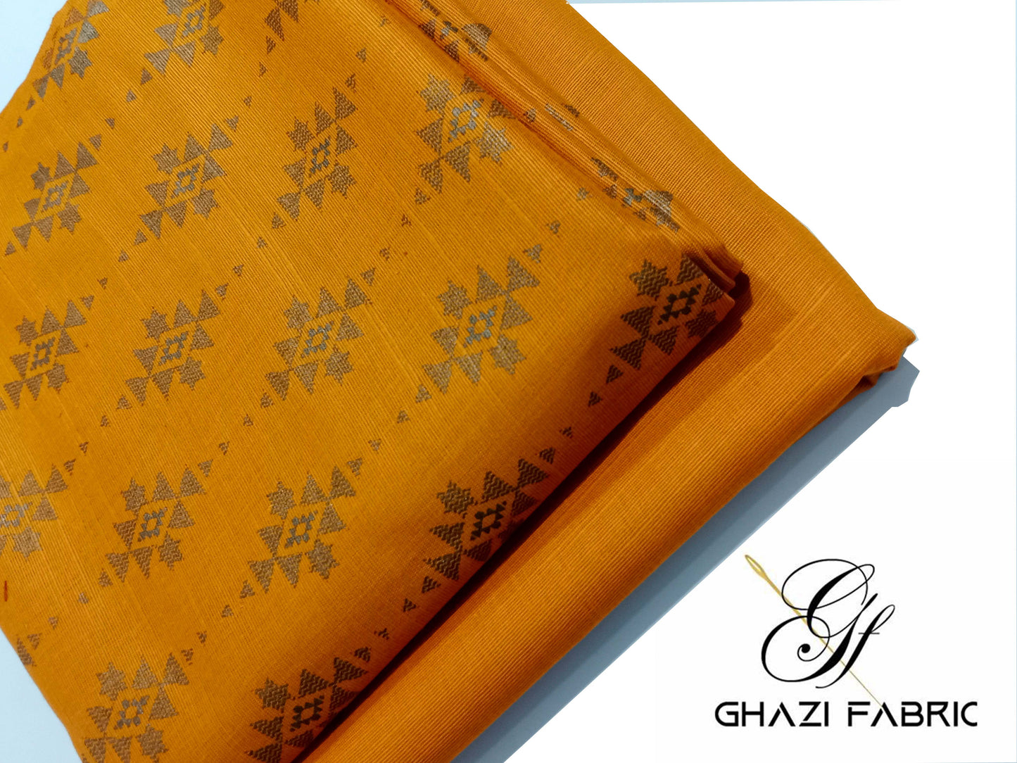 Ghazi Fabric – Khaddar-e-Khaas – KHK-04 Mustard (Unstitched)