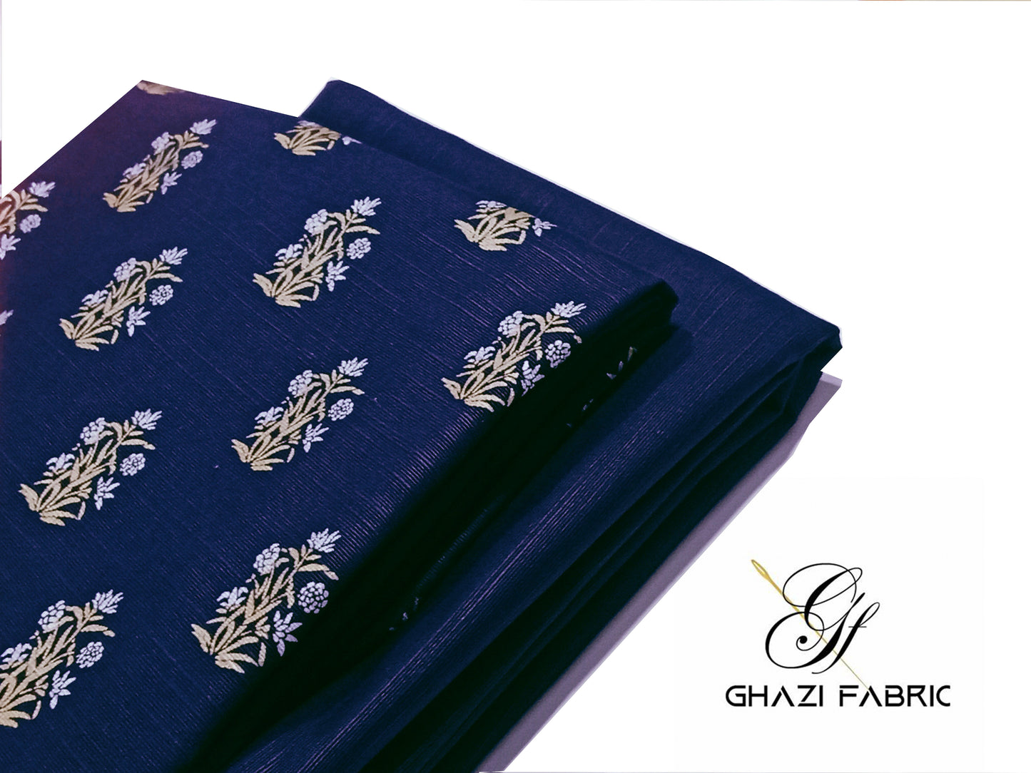 Ghazi Fabric – Khaddar-e-Khaas – KHK-02 Navy Blue (Unstitched)