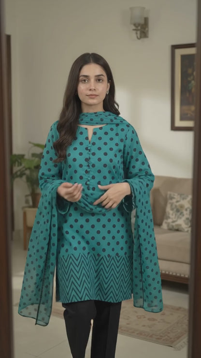Ghazi fabric Linen Unstitched 3 Piece Suite For Women Linen Collection