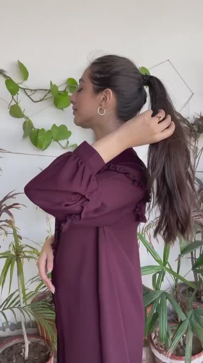 Ghazi Fabric Khas Frill Top TB-675