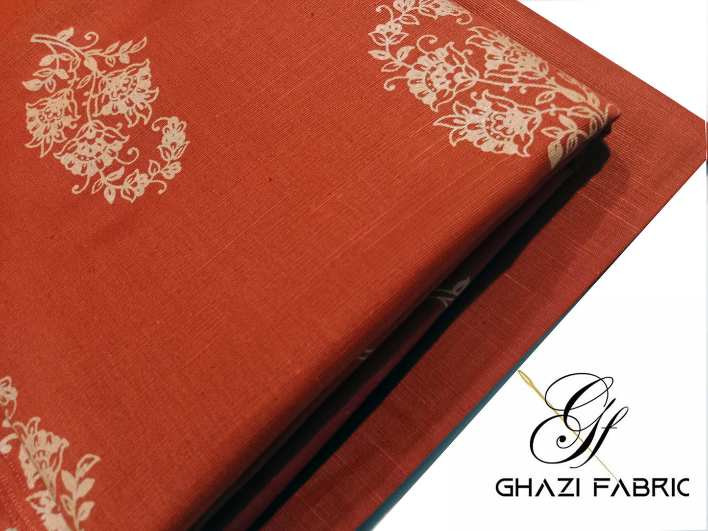 Ghazi Fabric – Khaddar-e-Khaas – KHK-03 Rust (Unstitched)